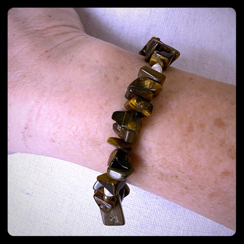 🍭3/25🍭 Tigers Eye Stone Bracelet